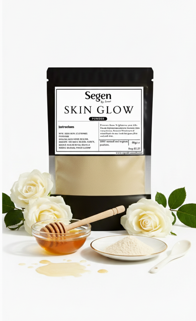 Skin glow powder