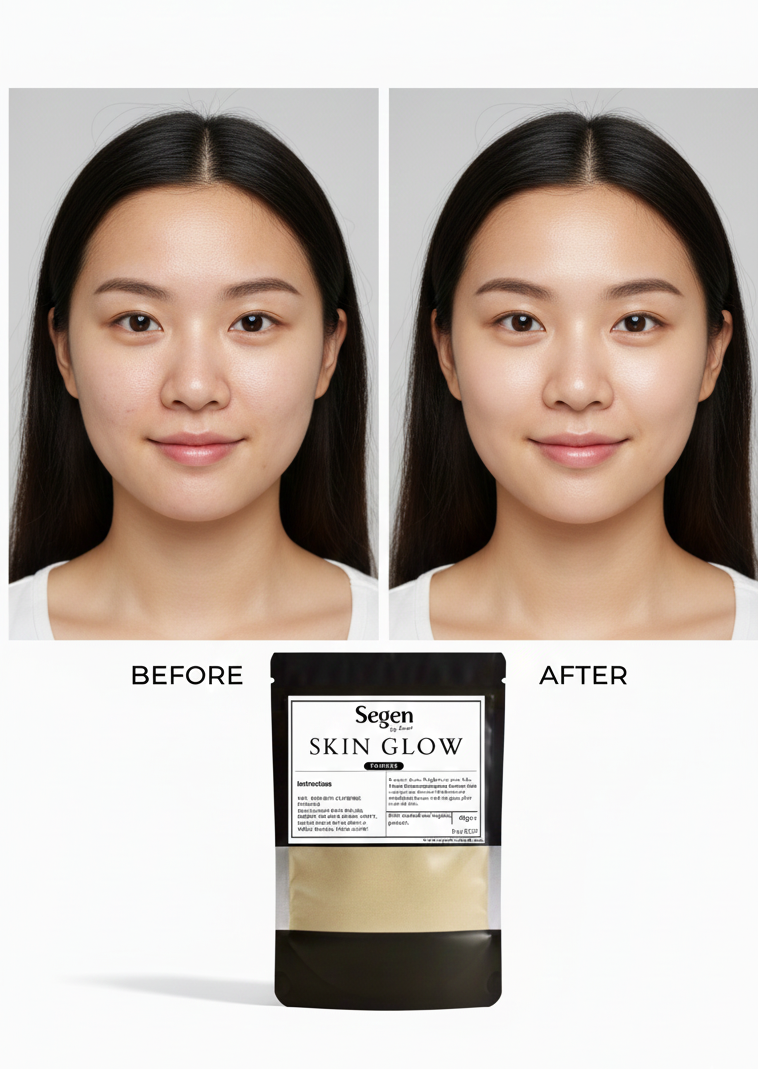 Skin glow powder