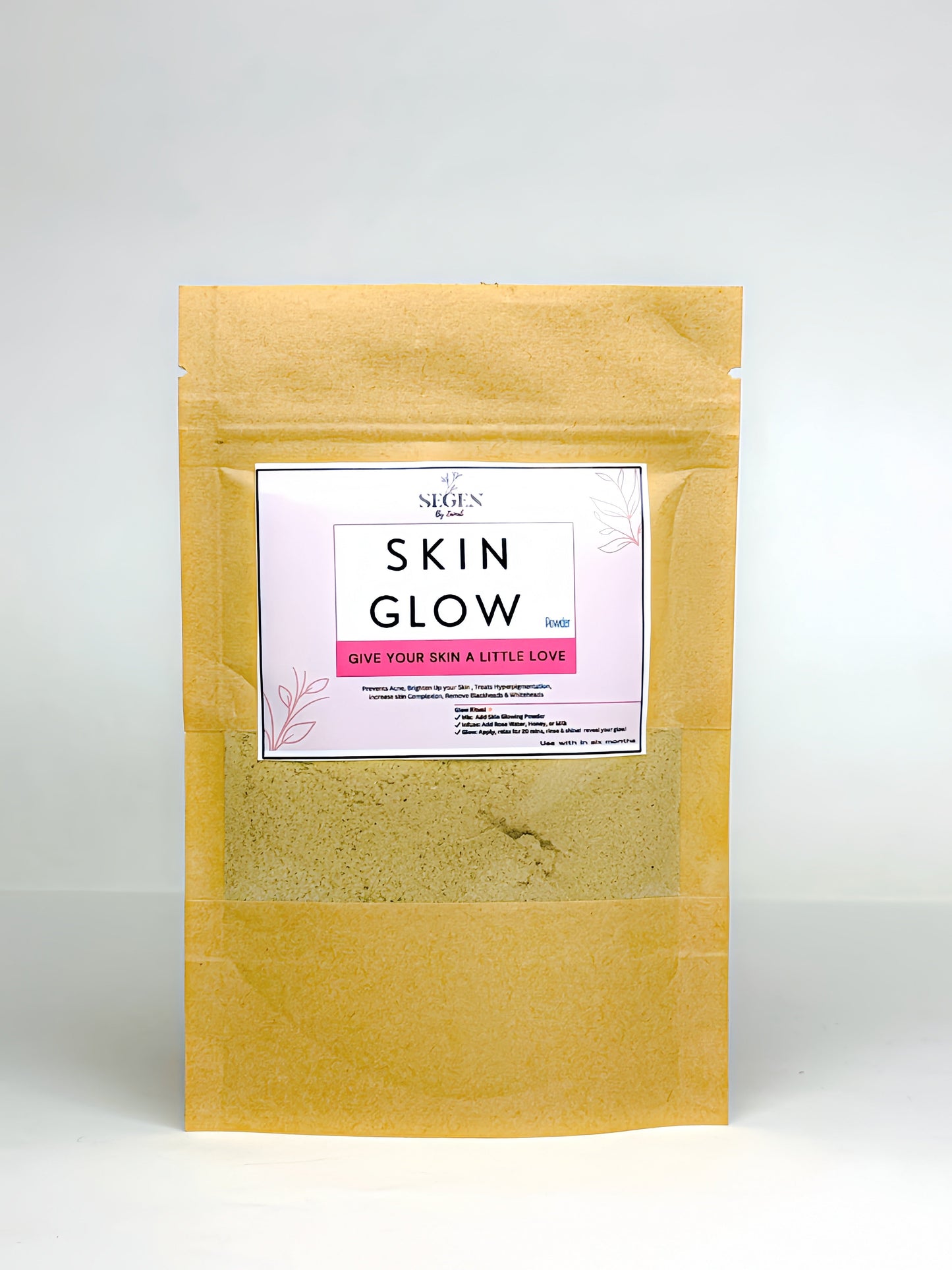 Skin glow powder